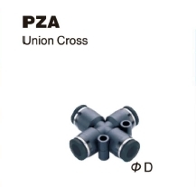 Đầu nối khí chữ thập PZA